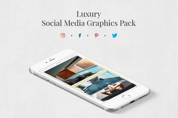 Download Luxury Social Media Graphics Pack - Premium Bundle