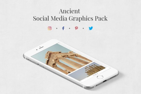 Download Ancient Social Media Graphics Pack - Premium Resources