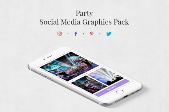 Download Party Social Media Graphics Pack - Premium Bundle